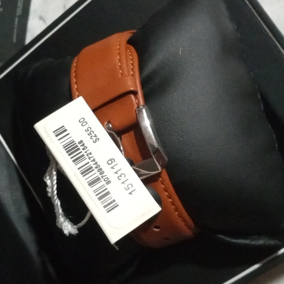 Hugo Boss Men's Driver 1513119 Light Brown Leather Analog Quartz Watch Brand new - Picture 10 of 13